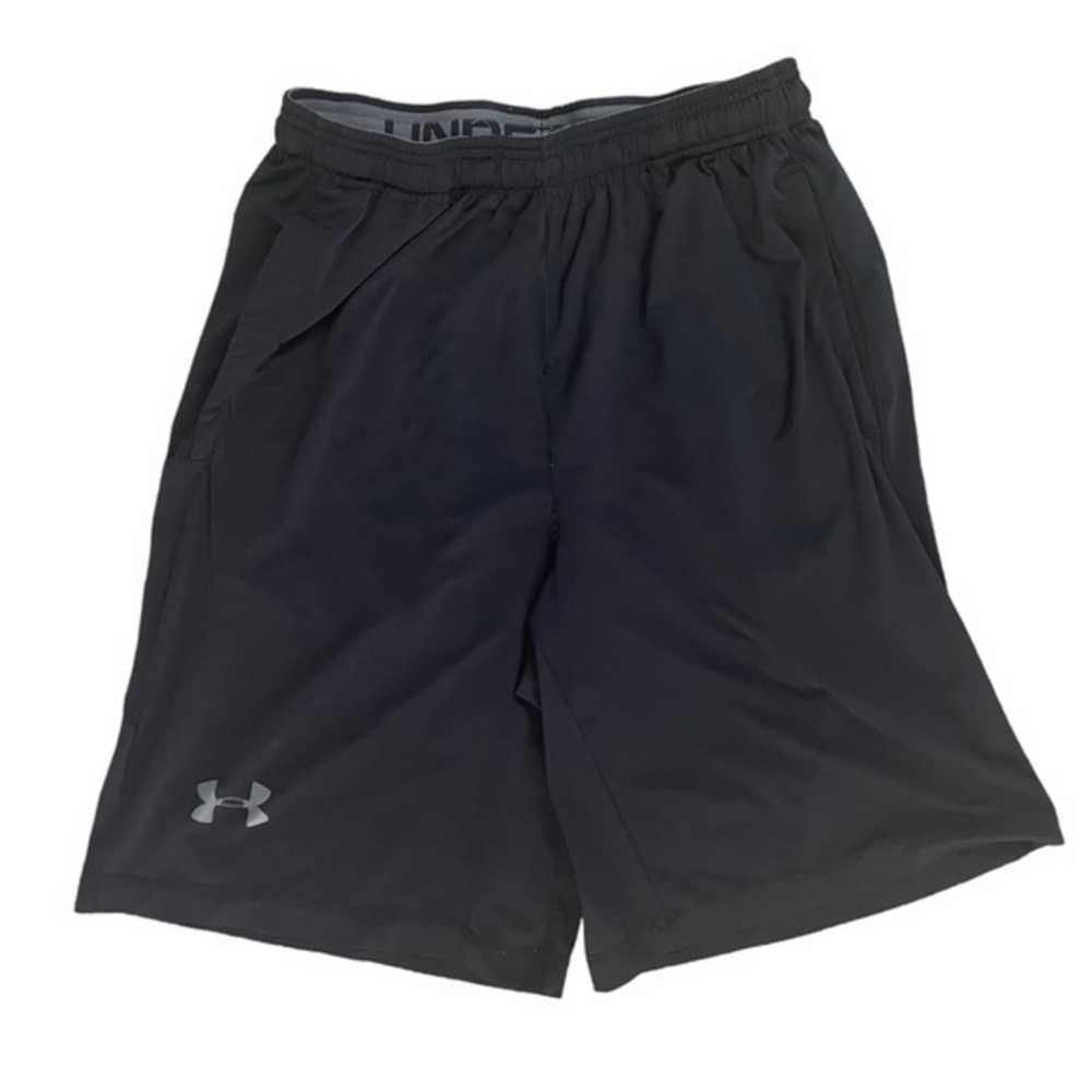 Under Armour Mens Medium Black Athletic Shorts